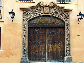 Mexico, Chiapas, San Pedro, Portal, colonization, sculptures, architecture, door, entrance, building exterior, ornate