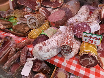 sausage, meat, fleischer, food, eat, salami, ham, fat, substantial, smoked, wurstplatte