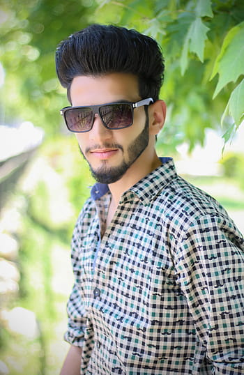 man, standing, tree, stylish boy, fashion, man's fashion, blurry background, glasses, asian boys, pakistan fashion, culture