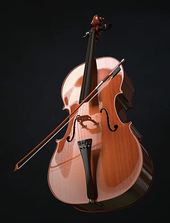 brown, black, violin, bow, cello, strings, stringed instrument, arch, wood, instrument, classical music