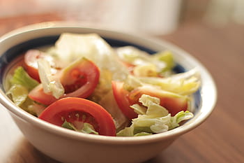 salad, lettuce, tomatoes