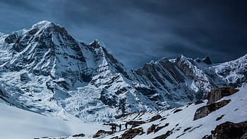 sníh, limitován, hora, Šedá, mraky, vrchol, summitu, nadmořská výška, horní, extrémní, horolezectví