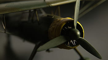 model plastik, pesawat terbang, historis, ww2, henschel, 126a, perang Dunia, baling-baling, model skala, pemodelan, militer