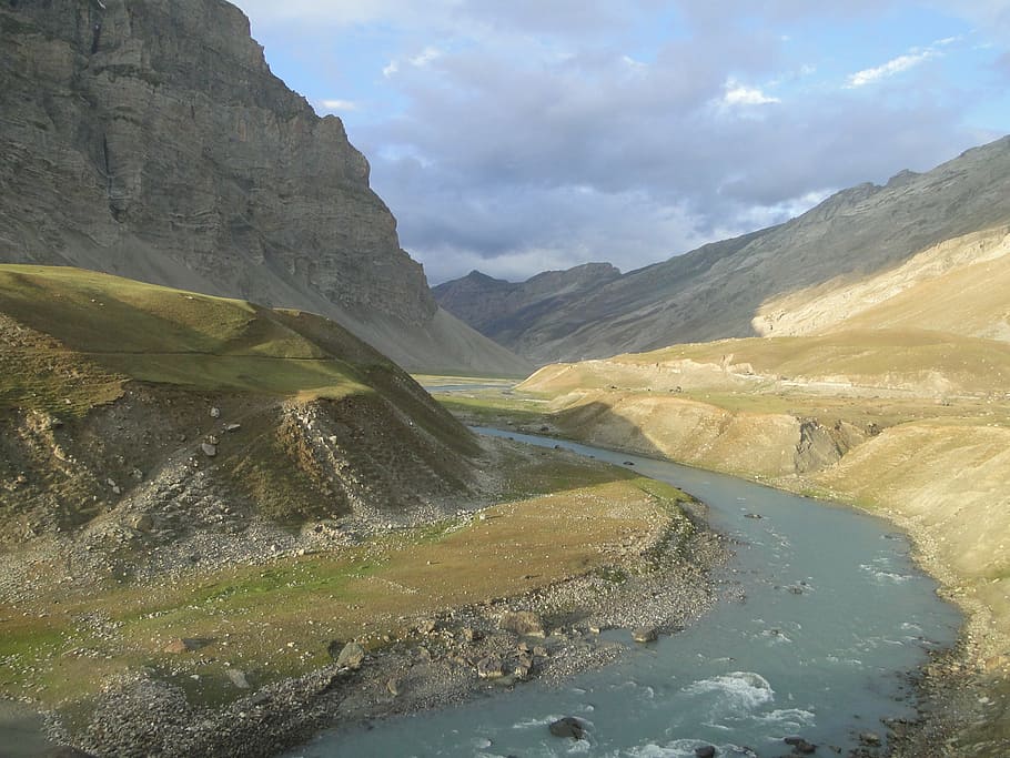 kashmir, indus river, himalaya
