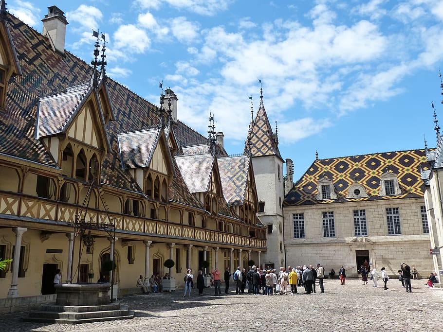 landscape photo, city, call, hospice, unesco, unesco world heritage, world heritage, unesco world heritage site, beaune, france, historically