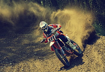 man, riding, white, orange, 111 motocross dirt bike, road, bike rider, cross, motocross, motor sport, motorbike