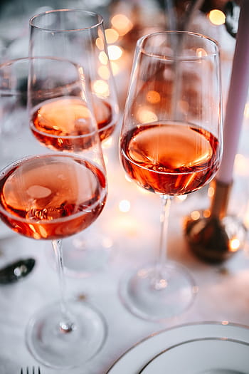 rosa, copa de vino, mesa de navidad, vino rosado, navidad, mesa, vacaciones, vajilla, decoraciones, vidrio, fiesta