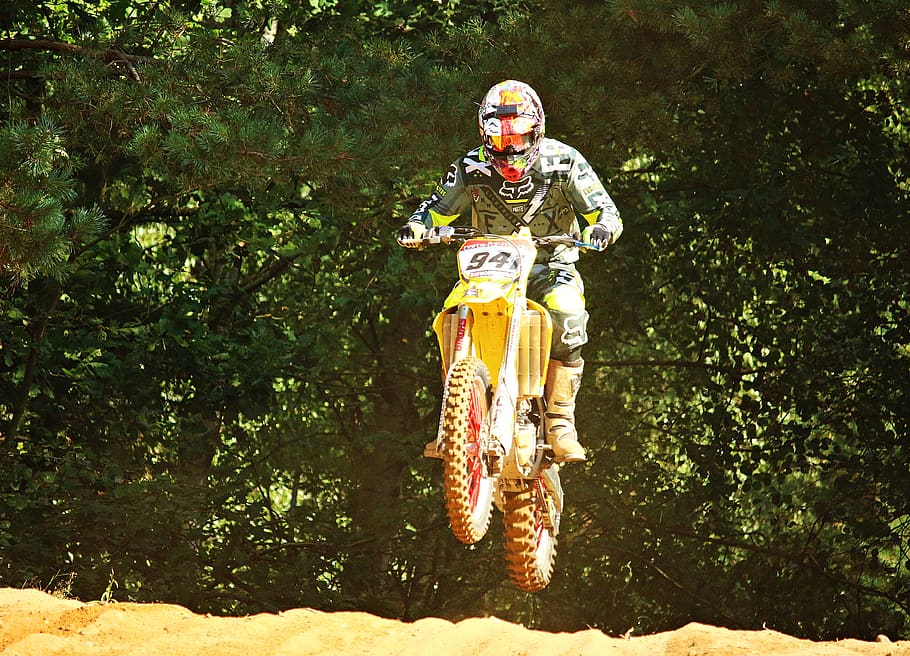 motokros, enduro, přejít, motocykl, motoristický sport, motokrosová jízda, písek, závod, závody