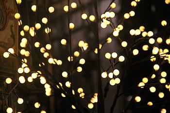 bokeh lights, lights, light, christmas, lighting, string lights, light garland, lamps, electricity, garland lights