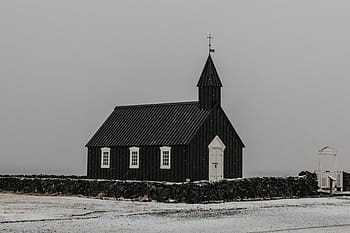 fotografie ve stupních šedi, kostel, architektura, budova, infrastruktura, struktura, zřízení, dveře, posvátný, náboženství, Okna