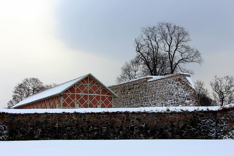 oslo, norway, building, scandinavia, holiday, akershus, travel, winter, city, fortress, alexandra gutthenbach-lindau