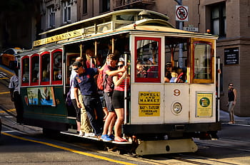 san francisco, cable car, california, car, cable, travel, tourism, vintage, frisco, urban, transportation