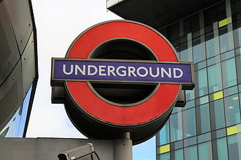 metropolitana, segnaletica, strada, giorno, cartello, stazione, Londra, costruzione, città, rosso, comunicazione