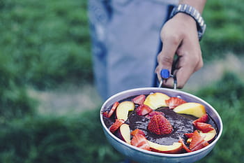 felie, mere, căpșune, tigaie, căpșună, alimente, culturi, fructe, roșu, dulce, gem