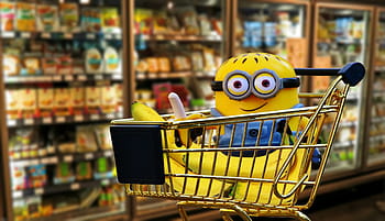tirapiedi, felpa, giocattolo, carrello della spesa in oro, Banana, frutta, salutare, shopping, carina, figura, divertente