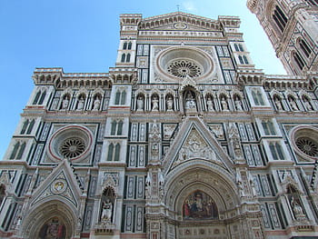 foto ad angolo basso, bianca, Cattedrale, giorno, Firenze, cupola, Chiesa, simpatico, sbalorditivo, centrale torcello di santa maria del fiore, Firenze - Italia