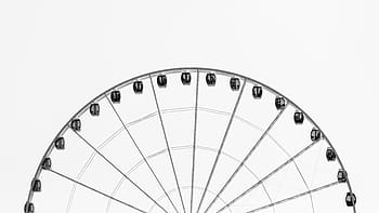黒、 観覧車、 ホイール、 昼間、 灰色、 フェリー、 s、 ゴンドラ、 空、 楽しい、 エンターテイメント