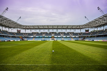 fotbalové hřiště, míč, míček, stadionu, Fotbal, hřiště, tráva, hra, sport, zápas