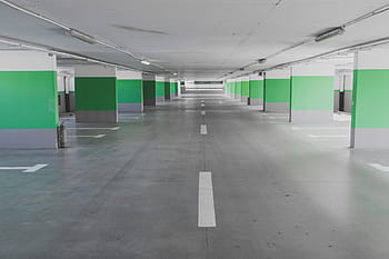building parking lot, interior, car, park, without, cars, architecture, building, structure, floor, basement