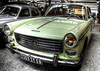 Peugeot, 404, Old Car, Classic, peugeot, 404, car, old-fashioned, vintage car, retro styled, headlight, transportation