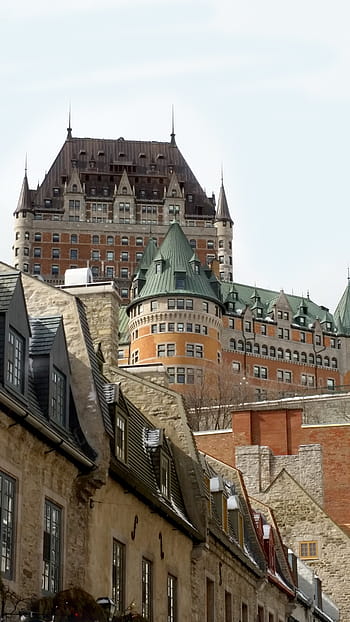 québec, starý quebec, château frontenac, ville de québec, vieux quebec, hotel, zámek, památník, Kanada, architektura, Evropa