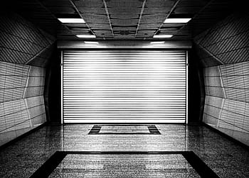 uzavřená garážová vrata, garáž, podzemí, obchod, Zavřeno, metro, temný, Pozadí, tapeta na zeď