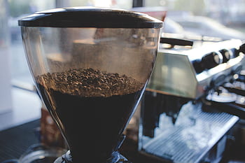 espresso, stroj, káva, fazole, kavárna, napít se, ocel, kov, elektronický, moderní, technologie