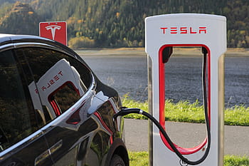 white, red, tesla gas station, tesla, tesla model x, charging, supercharger, transportation, automobile, car, auto