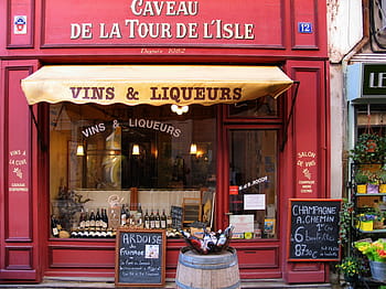 fotografie, Caveau, de, Los Angeles, prohlídka, l'isle, Isle signage, l'isle-sur-la-sorgue, víno a likér, hudba, provence