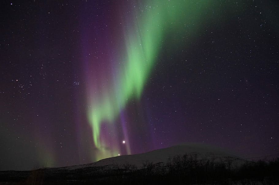 aurora borealis, northern, lights, sweden, lapland, kiruna, abisko, northern lights, aurora sky station, arctic circle, winter