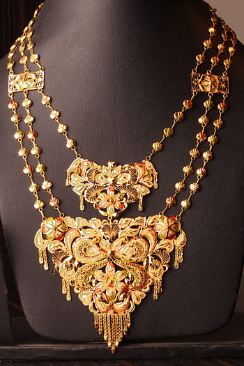 Jewellery, Gold, Glowing, Accessories, lady, earrings, jewelry, shiny, golden, necklace, luxury