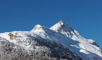 hora, Pokrýt, sníh, horský summit, zimní, led, panoráma, Příroda, Studený, panoramatický snímek, nebe