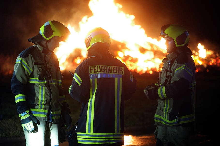 feuerwehrei set, značka, plamen, plamen ohně