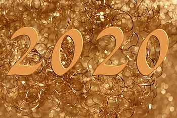 new year's day, new year's eve, 2020, new year's greetings, turn of the year, luck, greeting card, sparkle, golden