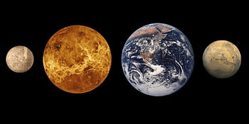 planet, inner planets, planetary system, mercury, venus, earth, mars, space, universe, night sky, sky