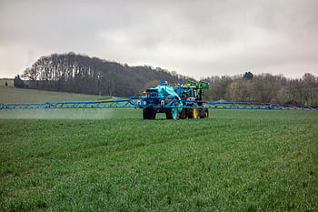 traktor, hnojivo, pesticid, sprej, zemědělství, pole, venkovský, Příroda, stroj, zemědělec, oplodnit