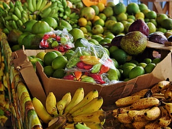 spices, bananas, caribbean, martinique, fruit