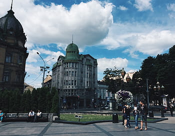 bílý, beton, foto budovy, budova, struktura, nebe, infrastruktura, okno, zřízení, hotel, město