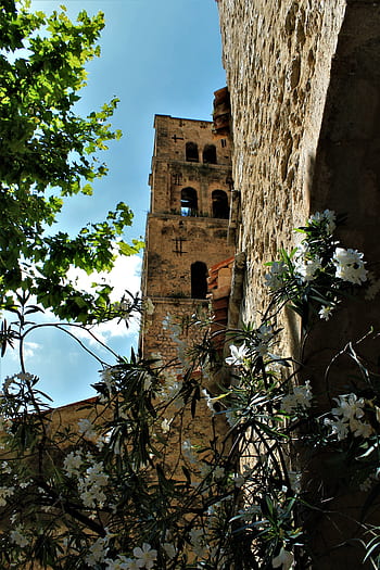 kostel, moustier, provence, Francie, moustiers-sainte-marie, badatel, alpes-de-haute-provence, krajiny, pole, provencal, starý
