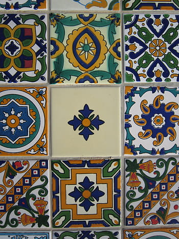assorted-color floor tiles, Tile, Ceramic, Arabic, Pattern, tiles, abstract, oriental, color, colorful, craft