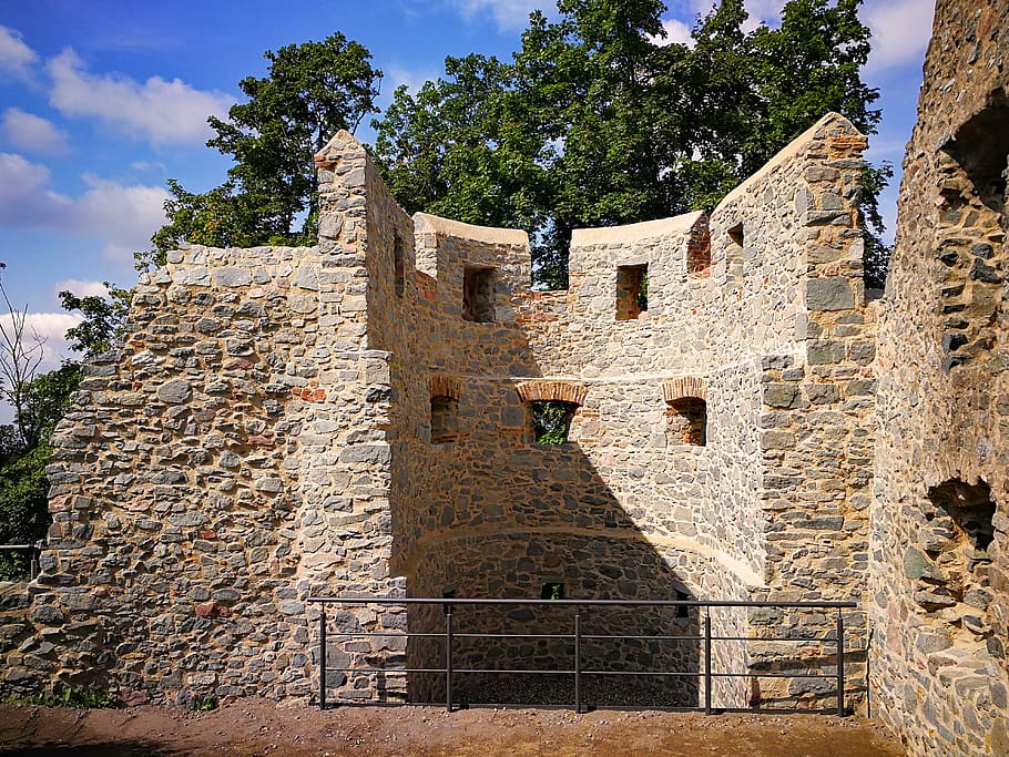 castle, frankenstein, mühltal, darmstadt, hesse, germany, architecture, places of interest, ruin, building, europe