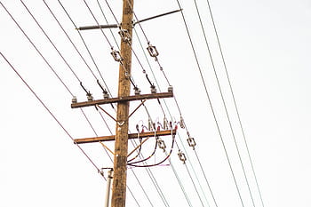 braun, grau, elektrisch, Pylone, Himmel, Post, Blau, Holz, Pole, Getriebe, Linie