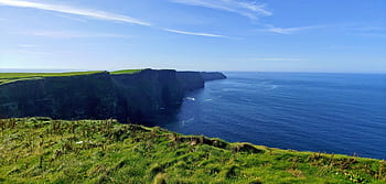 moher, cliffs, ireland, landscape, nature, sea, cliff, water, atlantic, ocean, irish