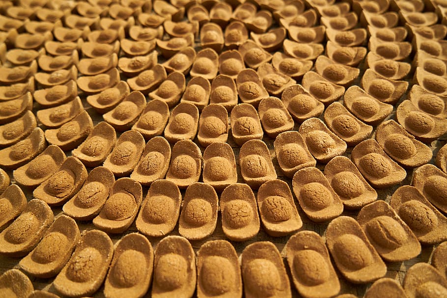 Cookies, Bakery, Brown, Yellow, Sweet, delicious, detail, background, texture, pattern, macro