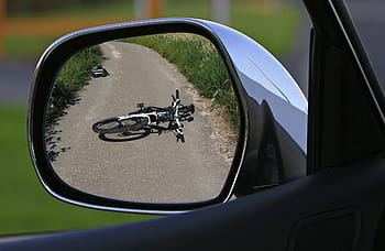 black, white, bicycle, road, daytime, accident, hit and run, bike, crime, traffic, cut off