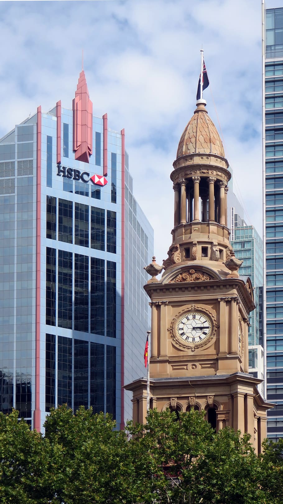sydney, australia, cbd, hsbc, building, tall, skyscraper, architecture, travel, cityscape, city