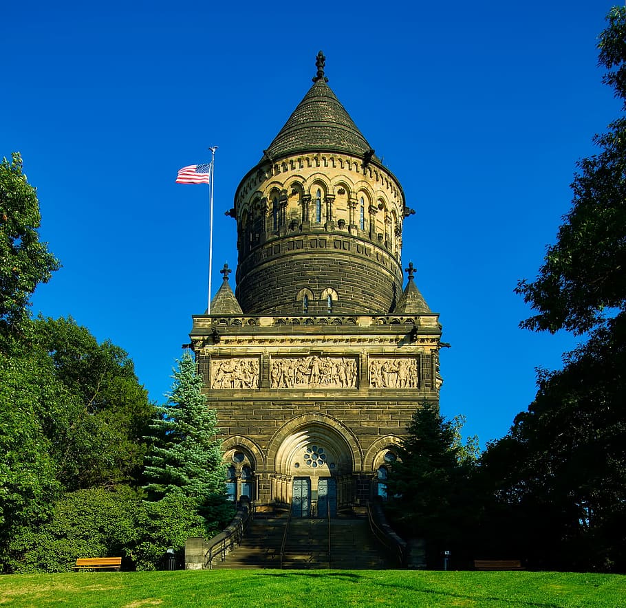 James Garfield, Garfield, Memorial, Grave, memorial, landmark, historic, mausoleum, architecture, president, united states, cemetery