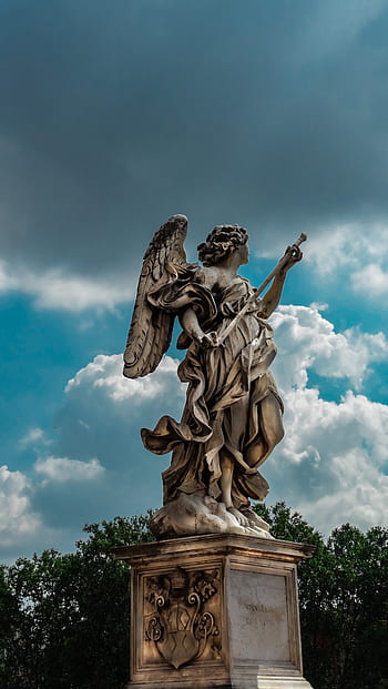 rome, bridge, italy, monument, architecture, angel, sculpture, the statue of, historically, tourism, antiquity