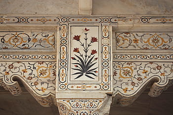 Taj Mahal, agra, radżastan, Indie, mozaika, mauzoleum, architektura, marmur