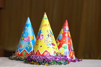 행복한 생일 모자, 생일 축하, 모자, 생일 모자, 축하, 화려한, 장난, 행복, 생일 축하 이미지, 파티, 장식